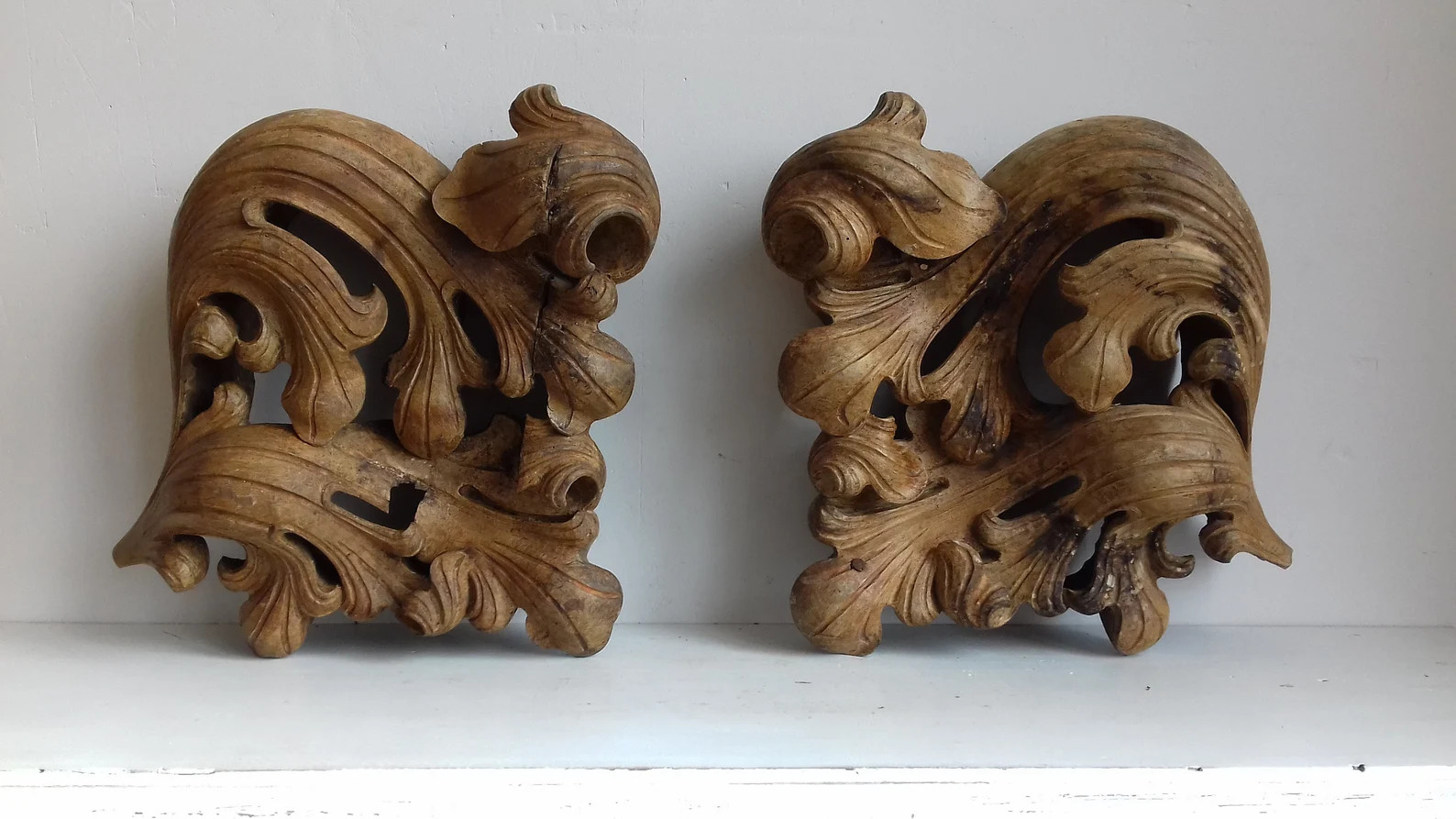 Read the full title
    Hand-carved wooden architectural elements decorated with 18th-century aca... | Etsy (US)