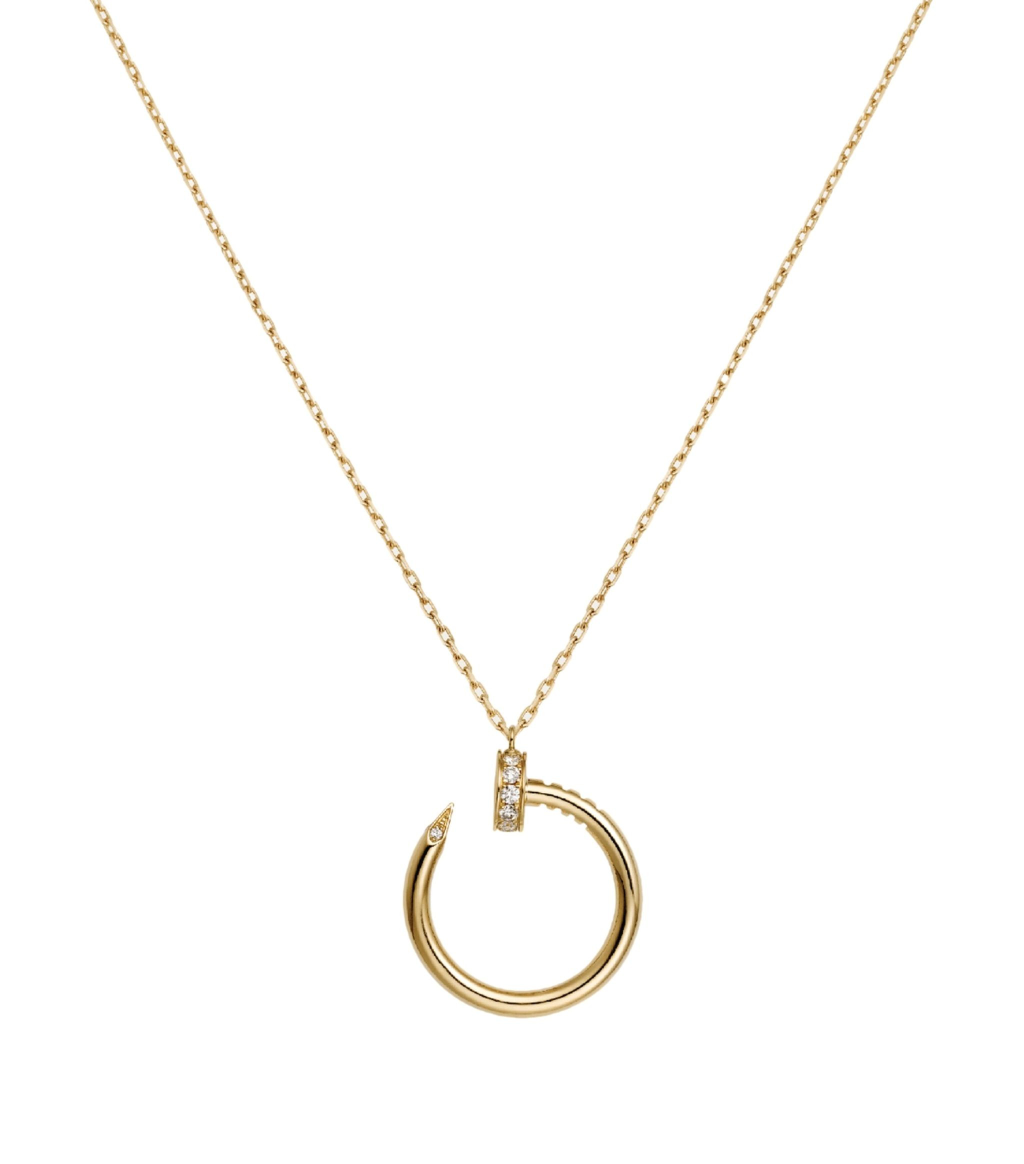 Yellow Gold and Diamond Juste un Clou Necklace | Harrods