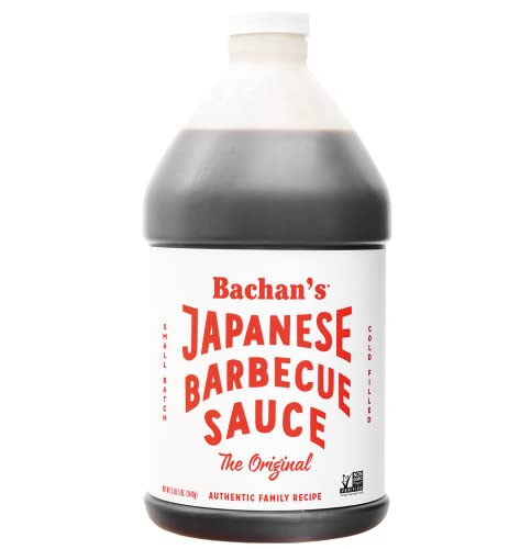 Bachan's - Original Japanese Barbecue Sauce, 85 Oz, Half Gallon - BBQ Sauce for Wings, Chicken, Beef, Pork, Seafood, Noodles, and More. Non GMO, No Preservatives, Vegan, BPA free | Amazon (US)