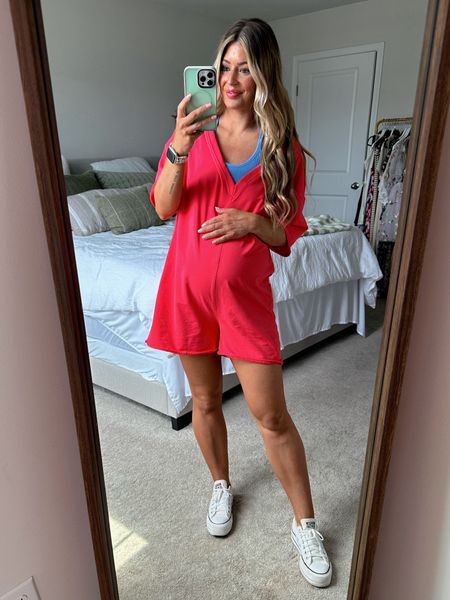Wearing a large in this free people inspired romper! Lots of room for the bump! 

bump friendly, spring looks, spring fashion , outfit inspo, bump fashion, maternity fashion, pregnancy, mom outfit, mom style , everyday outfit, maternity style, maternity outfit, pregnant outfit , bump fit, comfortable fashion, fashion over 30, pregnancy style, ootd, outfit of the day, medium size fashion, affordable outfit, casual style, casual outfit, amazon fashion, amazon fashion finds, amazon must haves 

#LTKMidsize #LTKBump