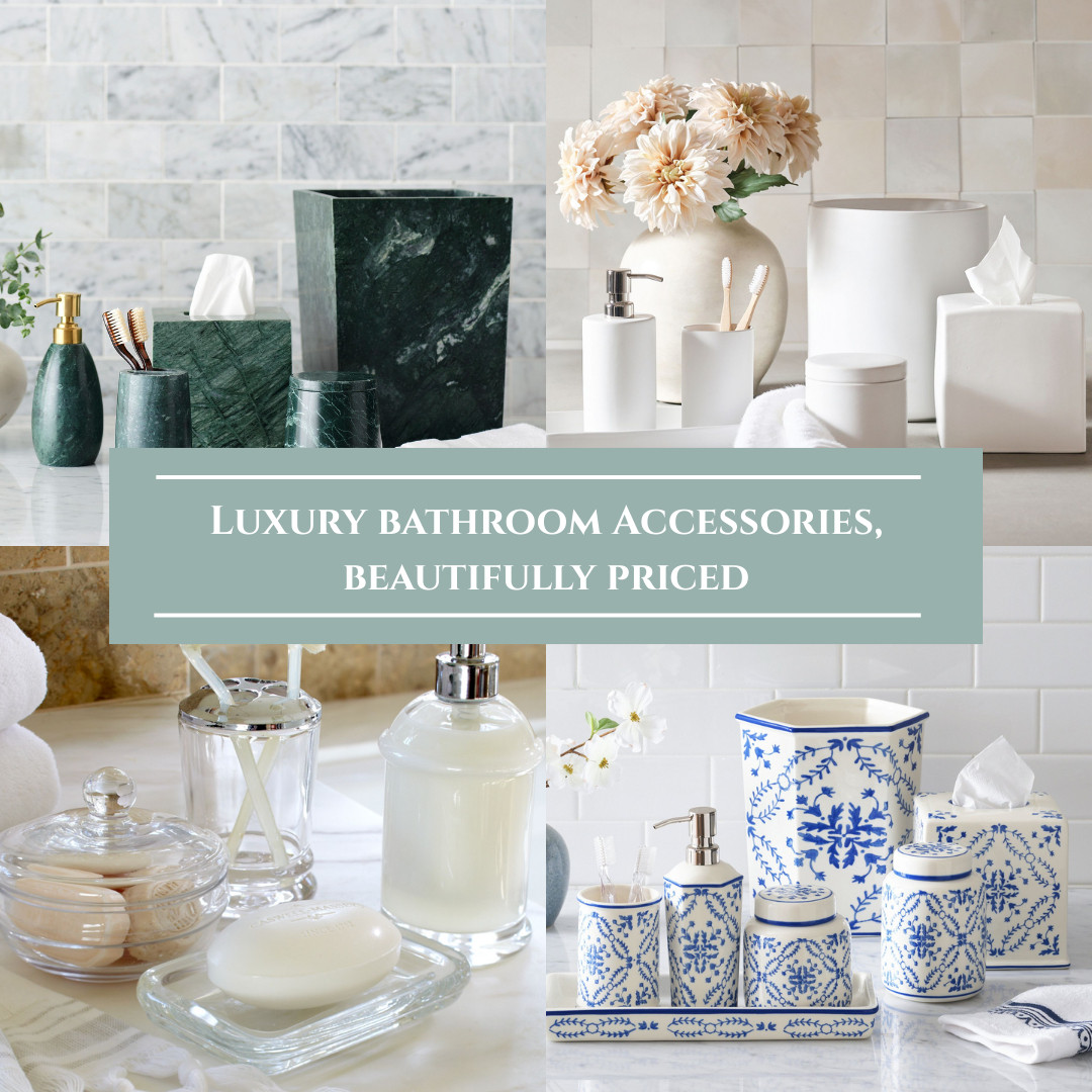 Elevate your bathroom with chic accessories that blend function and style. From elegant soap dispensers and storage trays to stylish jars and towel holders, these pieces add a touch of affordable luxury to your daily routine. Shop bathroom accessories that keep your space organized, polished, and spa-inspired while making every detail feel intentional. 

 #LTKHome #LTKFindsUnder50 #LTKFindsUnder100