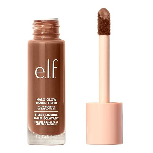 e.l.f. Halo Glow Liquid Filter, Complexion Booster For A Glowing, Soft-Focus Look, Infused With Hyaluronic Acid, Vegan & Cruelty-Free, 8 Rich | Amazon (US)