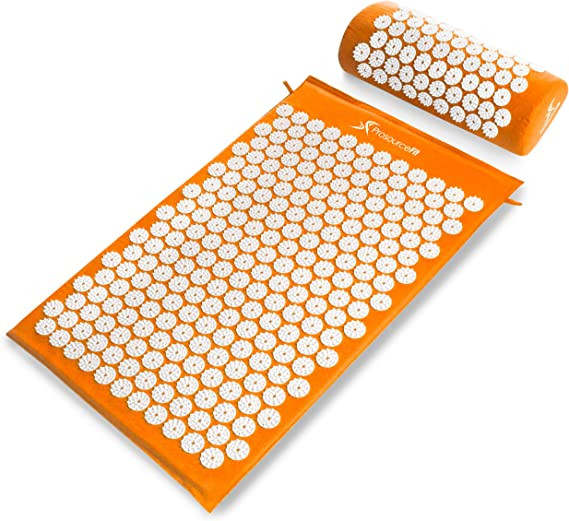 ProsourceFit Acupressure Mat and Pillow Set for Back/Neck Pain Relief and Muscle Relaxation | Amazon (US)