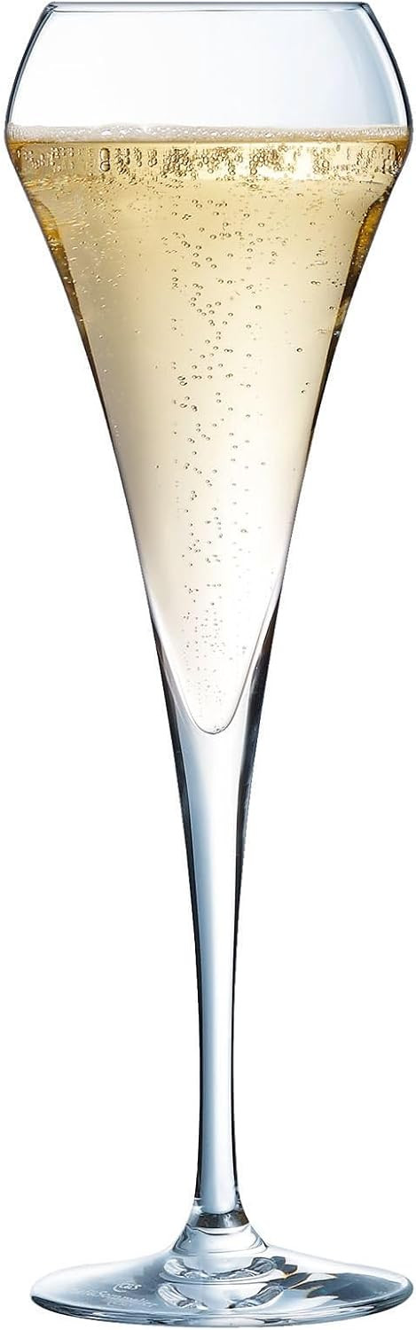 Chef & Sommelier Q5913 Effervescent Champagne Flute, Crystal, White, 200 milliliters | Amazon (UK)