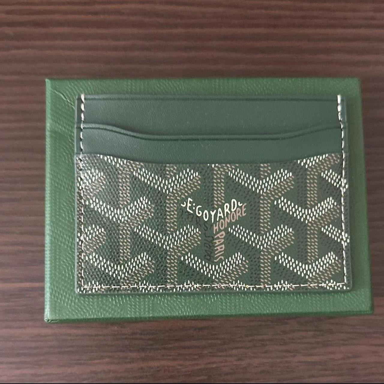 Goyard Women's Cardholders - Green | Depop US