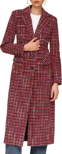 Avec Les Filles Single Breasted Tweed Maxi Coat | Nordstrom | Nordstrom