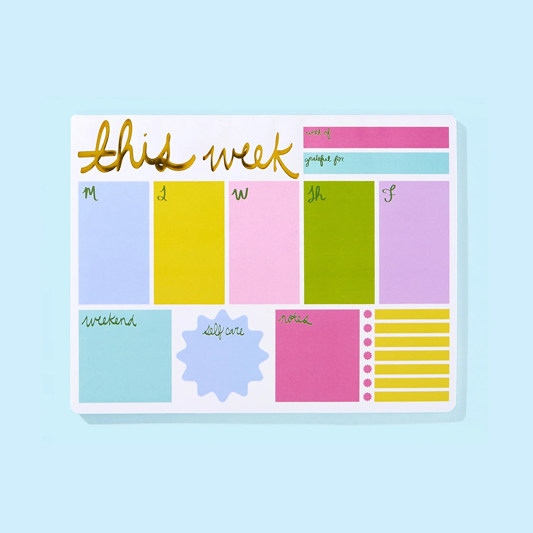 JCS x TED Weekly Planner | Joy Creative Shop