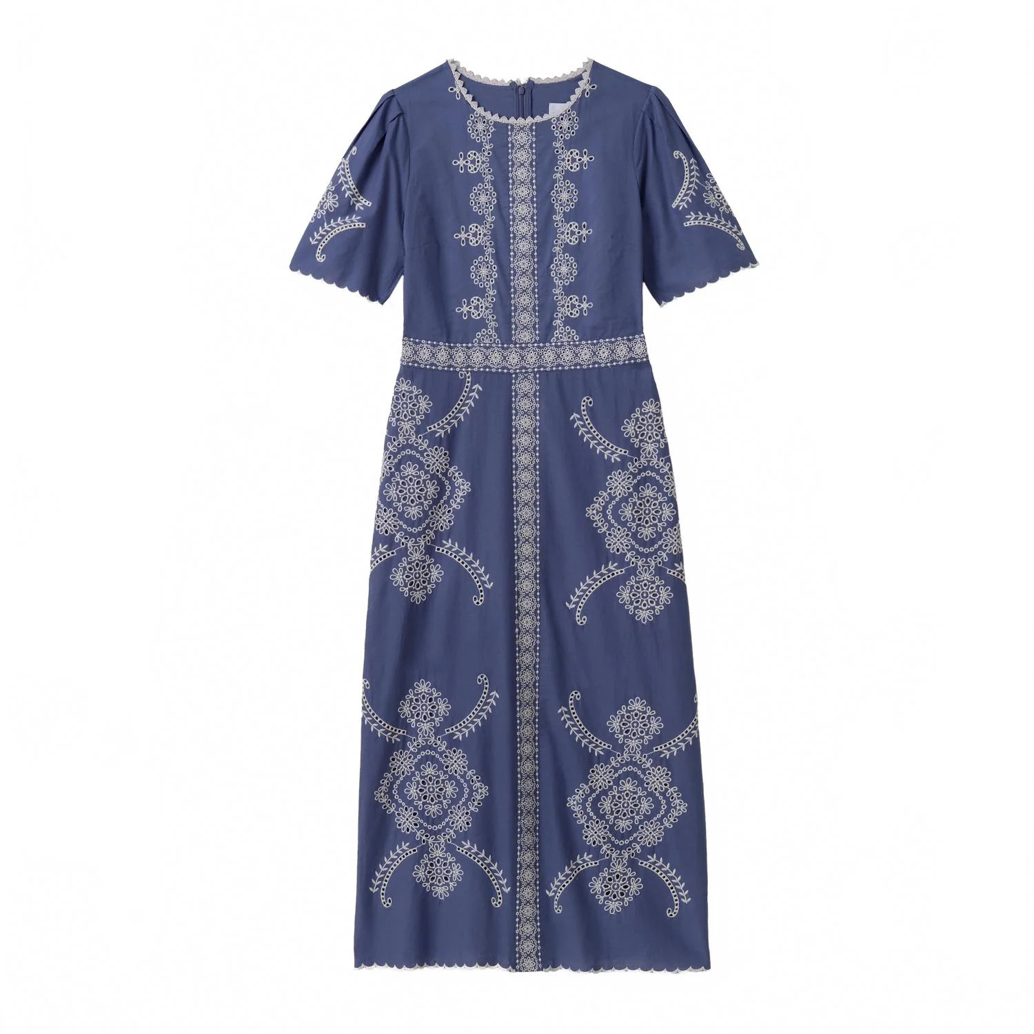 Women's Bobbi Midi Dress In Indigo | Shop Simon
