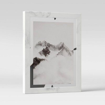 6" x 8" Faux Marble Table Frame Gray - Threshold™ | Target