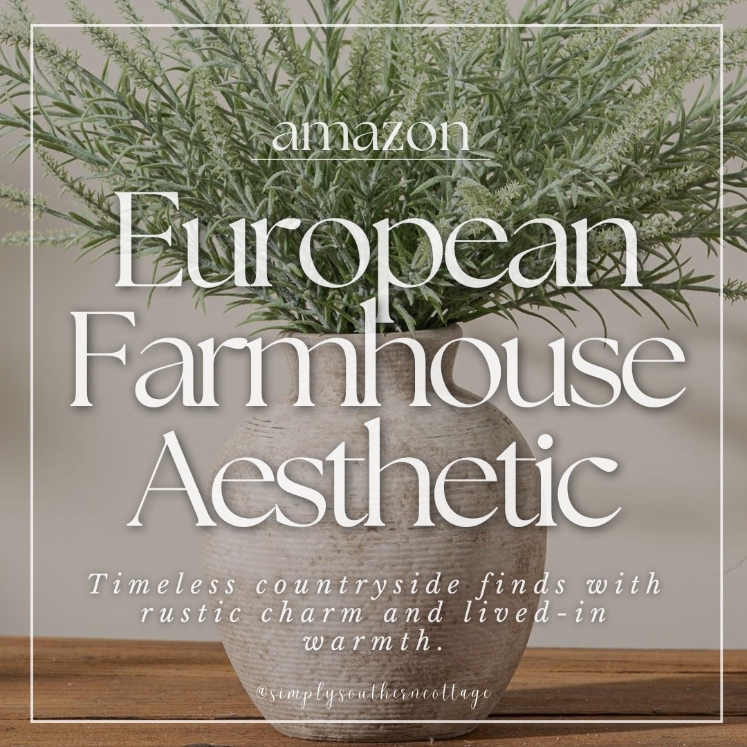 European farmhouse aesthetic - timeless countryside finds with rustic charm and lived-in warmth




Amazon, Amazon finds, Amazon home finds, rustic home finds, farmhouse home finds, rustic home decor, farmhouse home decor, European farmhouse, European farmhouse aesthetic





#LTKHome #LTKOver40