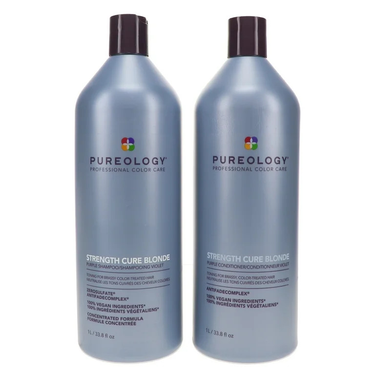 Pureology Strength Cure Best Blonde Purple Shampoo & Conditioner 33.8 oz - Walmart.com | Walmart (US)
