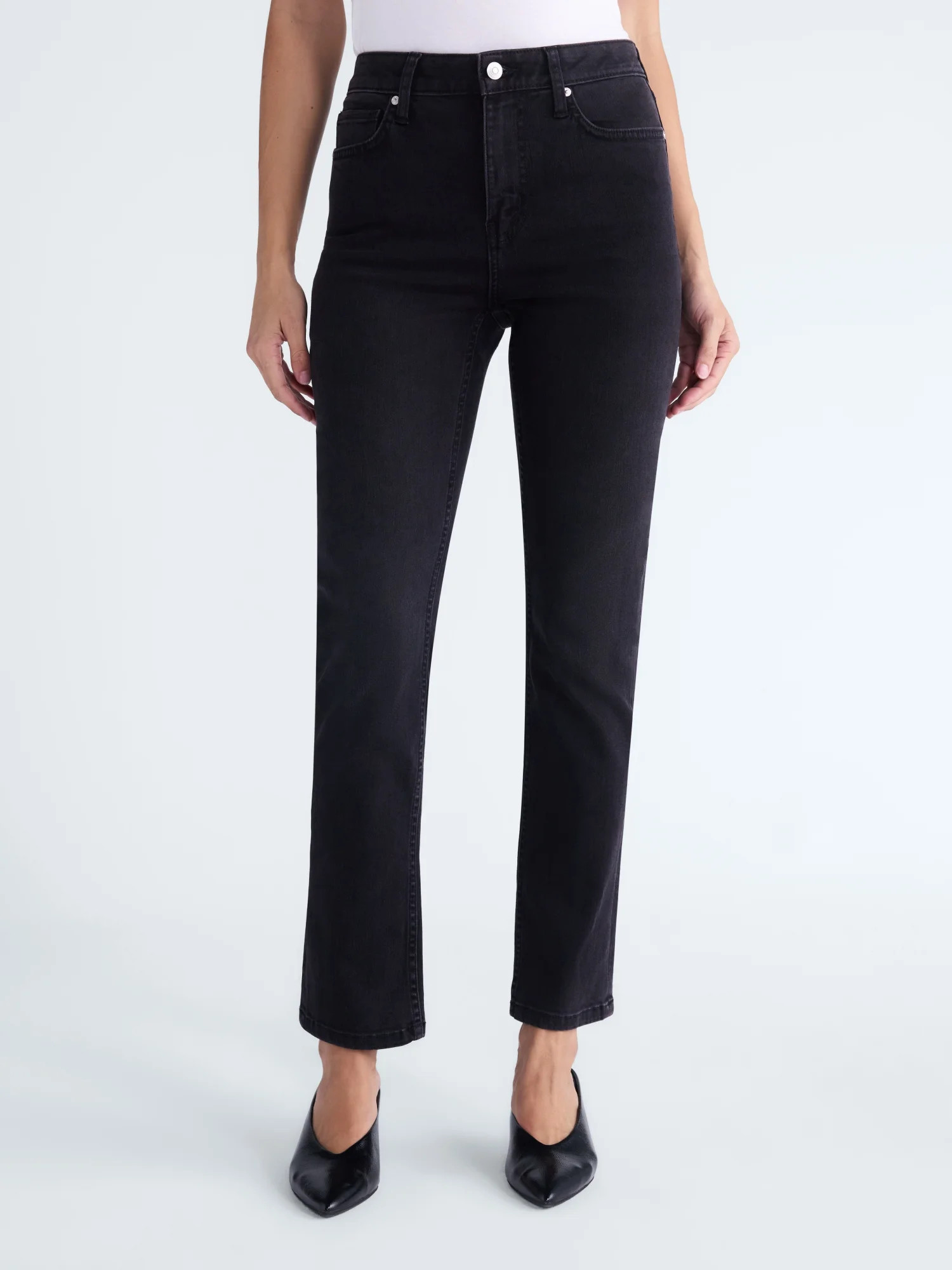 Scoop Women's High Rise Pencil Jean, Sizes 0-20 | Walmart (US)