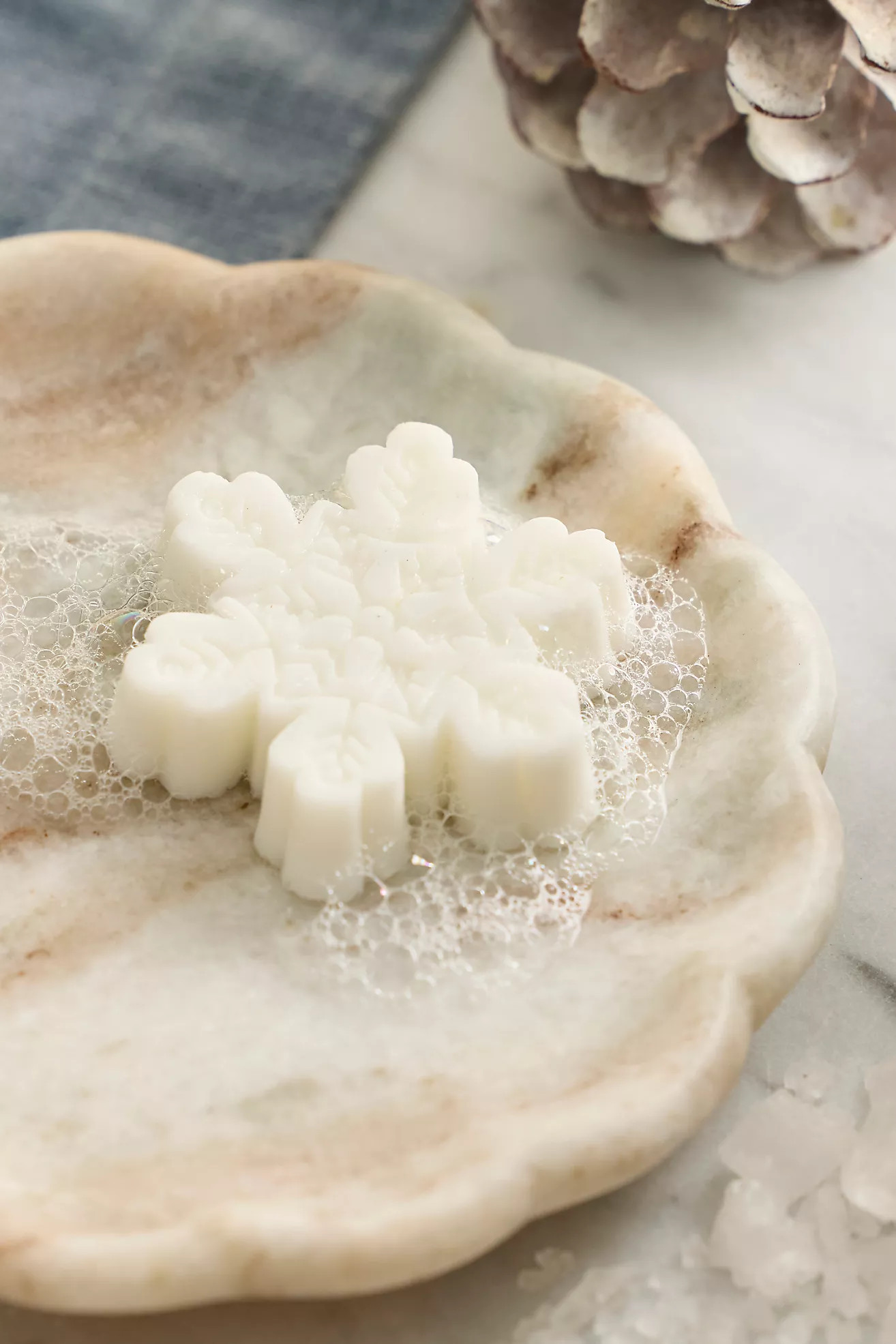 Cypress Snowflake Soaps, Set of 3 | Terrain