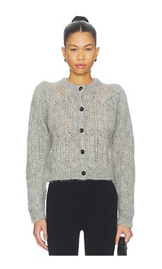 Citizens of Humanity Odette Cardigan Sweater in Heather Grey from Revolve.com | Revolve Clothing (Global)