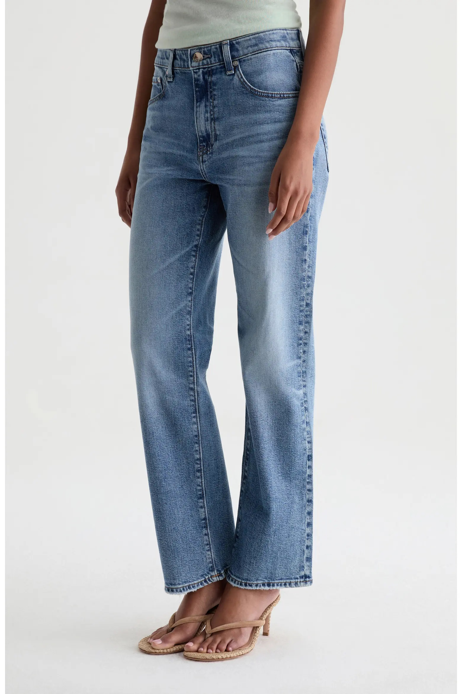 Brinley Mid Rise Straight Leg Jeans (Women) | Nordstrom | Nordstrom