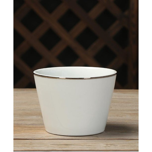 Mainstays Rose-Gold-Banded White Bowls, Set of 6 | Walmart (US)