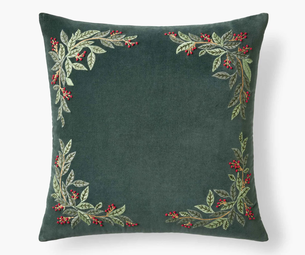 Embroidered Pillow Cover - Willowberry | Rifle Paper Co.