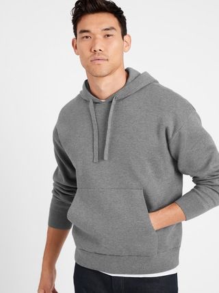 Oversized SUPIMA® Sweater Hoodie | Banana Republic (US)