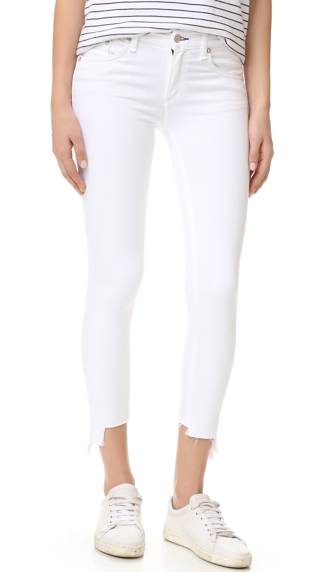 The Capri Jeans with High Low Hem | Shopbop