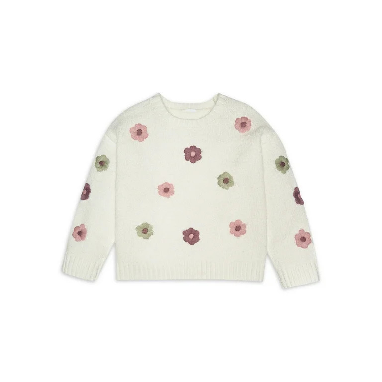 Modern Moments by Gerber Baby and Toddler Girl Sweater Knit Top, Sizes 12 Months -5T | Walmart (US)
