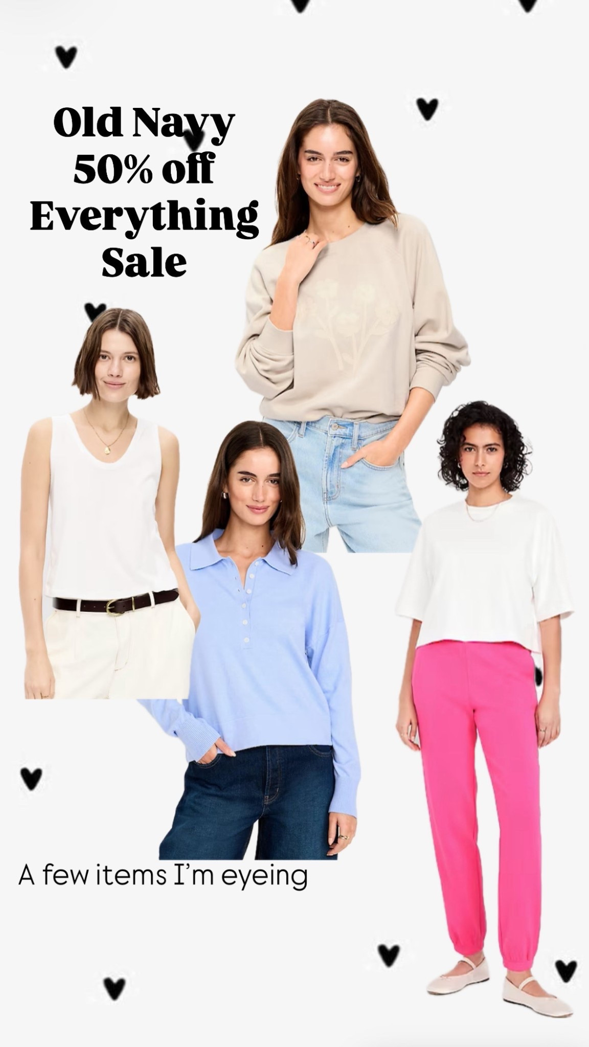 Old Navy has EVERYTHING 50% off! These are a few cute pieces I was eyeing. But there’s so much more. Great time to stock up on kids needs too 

#LTKgrwm #LTKootd #LTKSaleAlert