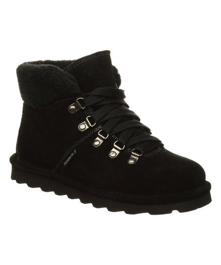 Black Marta Suede Ankle Boot - Women | Zulily