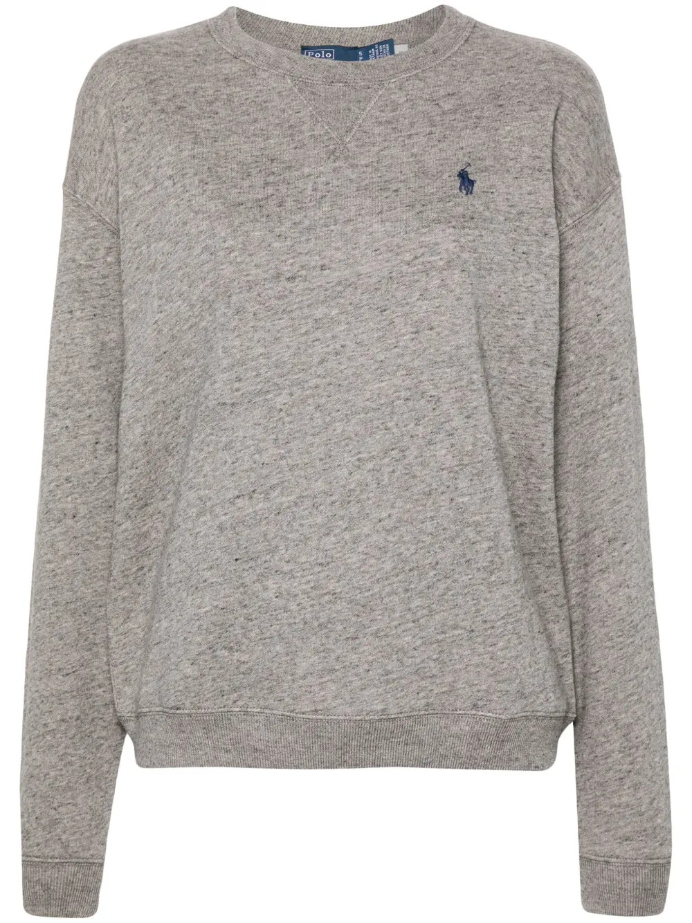 Polo Ralph Lauren crew-neck Jersey Sweatshirt | Grey | FARFETCH | Farfetch Global