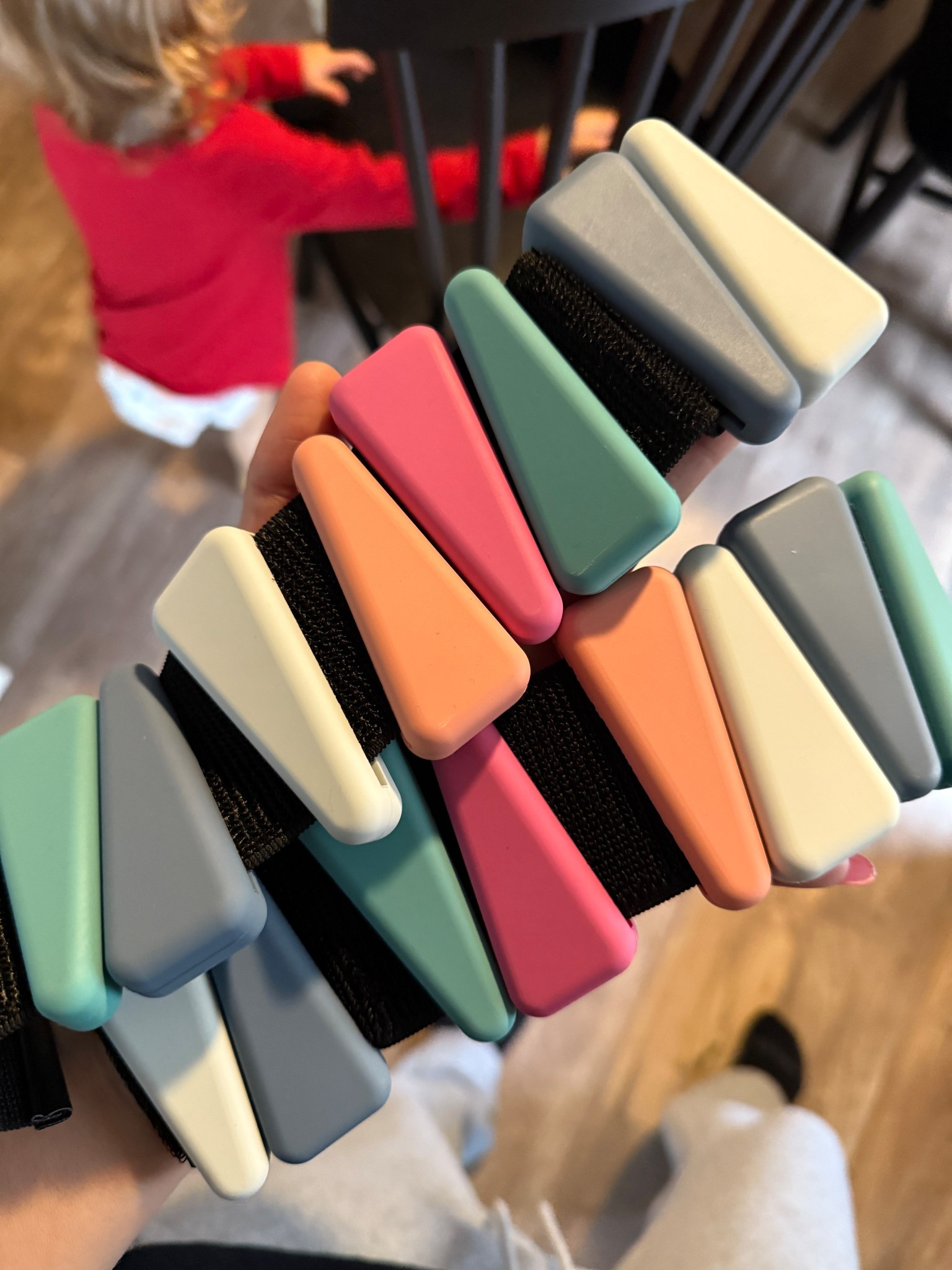 Ankle weights from target!! Obsessed with the colors and the fact that I can get toned doing house work #ankleweights #targetfind 

#LTKBeauty #LTKActive #LTKGiftGuide