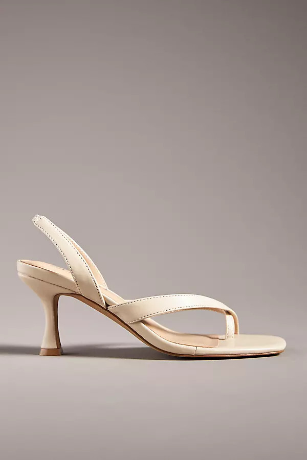 Silent D Strappy Slingback Kitten Heels | Anthropologie (US)