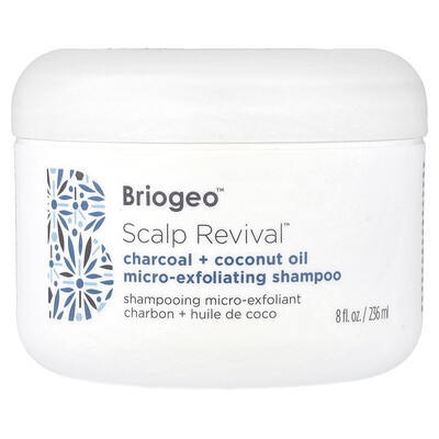 Briogeo, Scalp Revival™, Charcoal + Coconut Oil Micro-Exfoliating Shampoo, 8 fl oz (236 ml) | iHerb