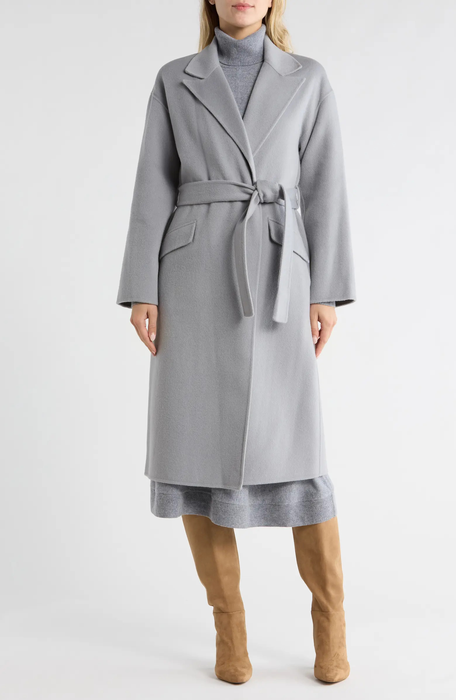Theory Wool Blend Robe Coat | Nordstromrack | Nordstrom Rack