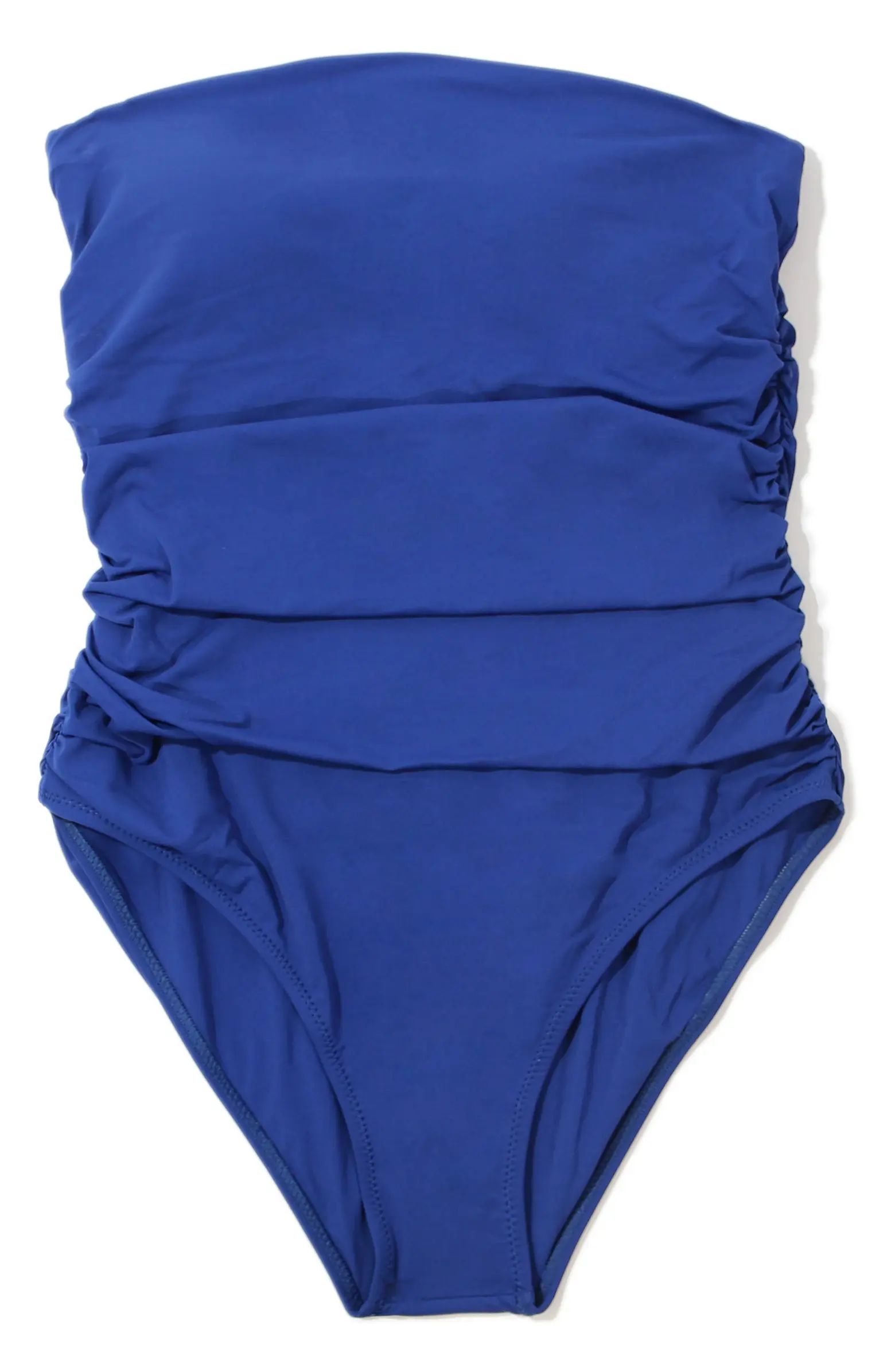 Strapless Bandeau One-Piece Swimsuit | Nordstrom