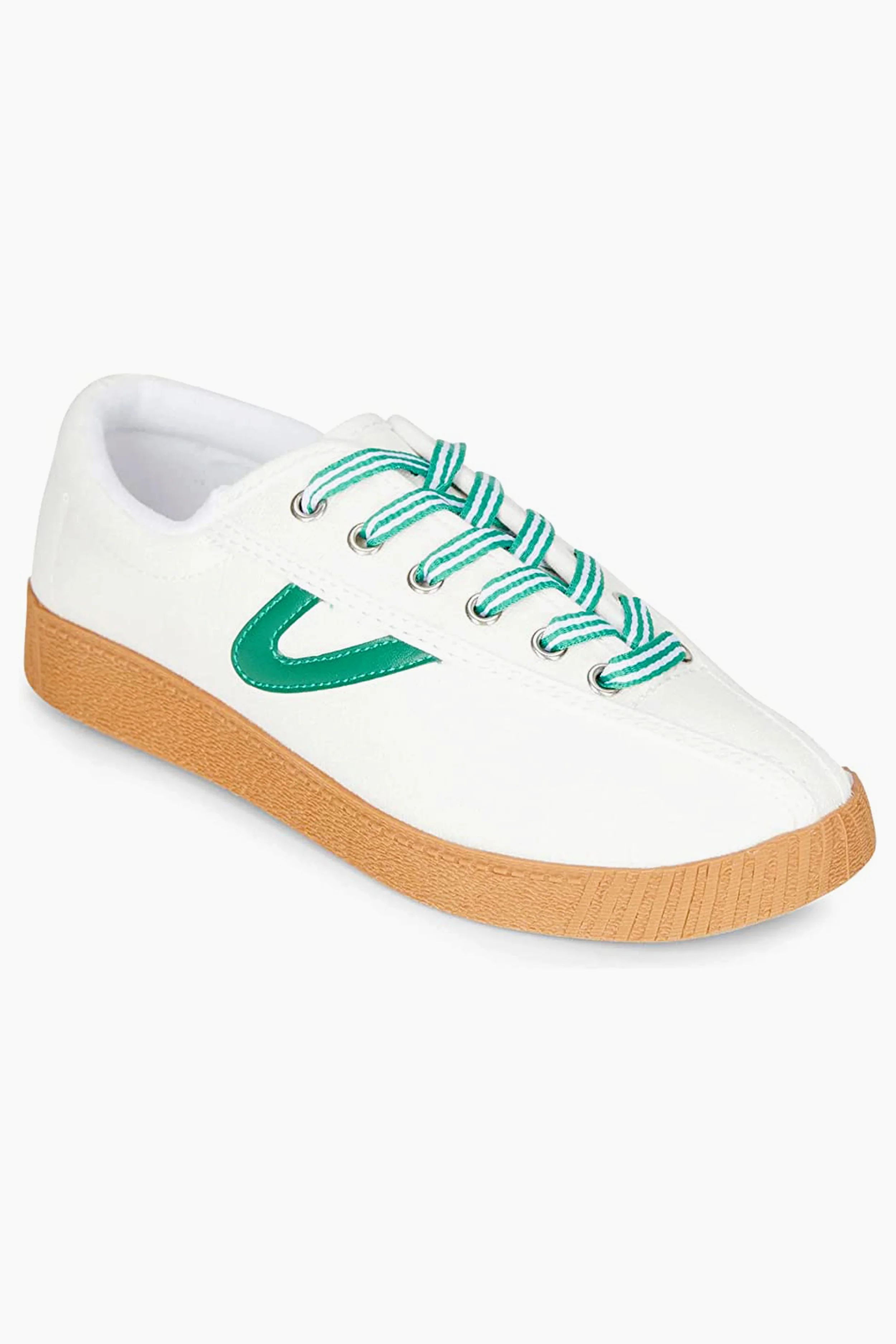 Women's Green and White Nylite Sneakers | Tuckernuck (US)