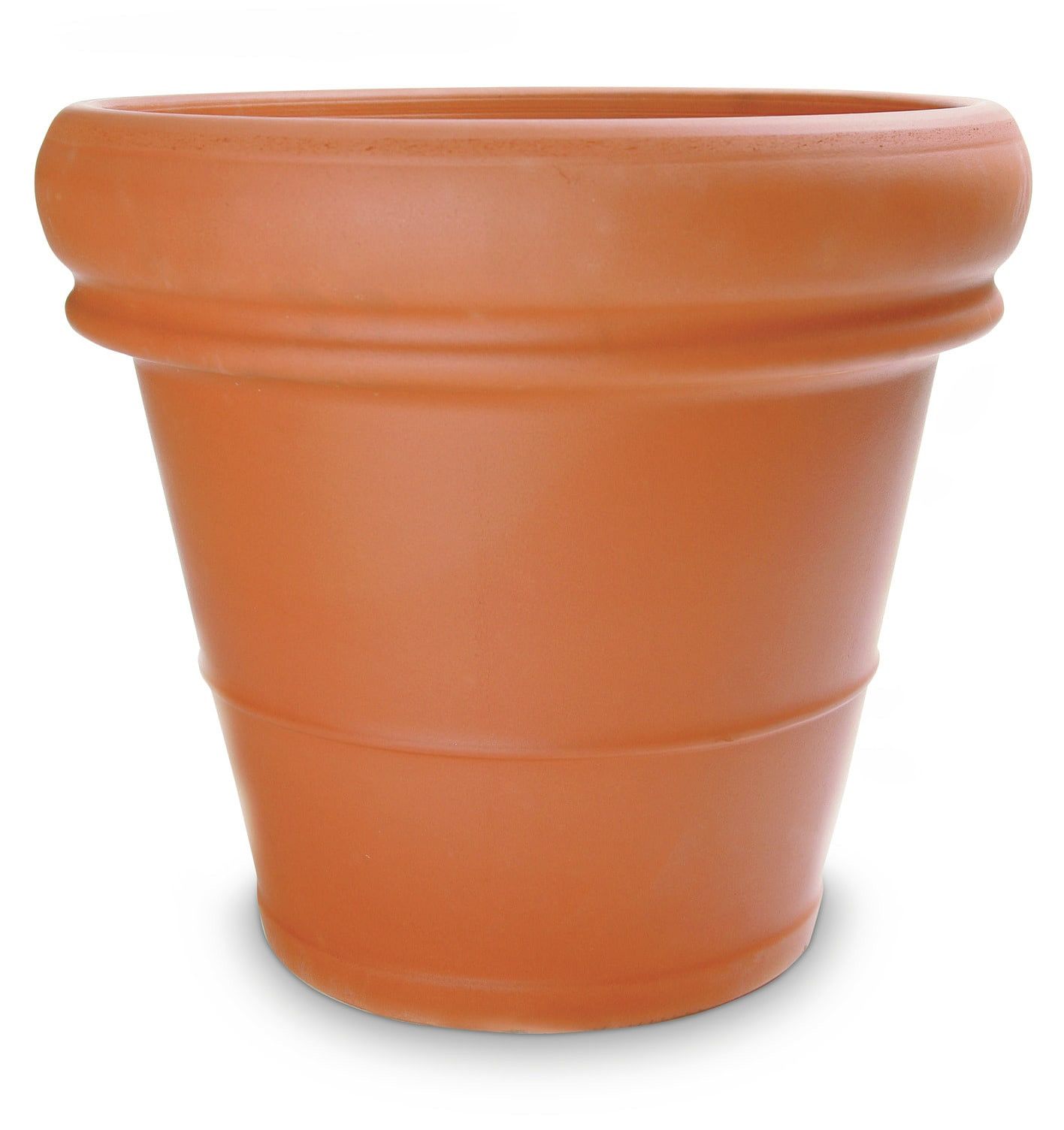 Pennington 18-in W x 16.5-in H Terrcotta Clay Traditional Outdoor Planter | Lowe's