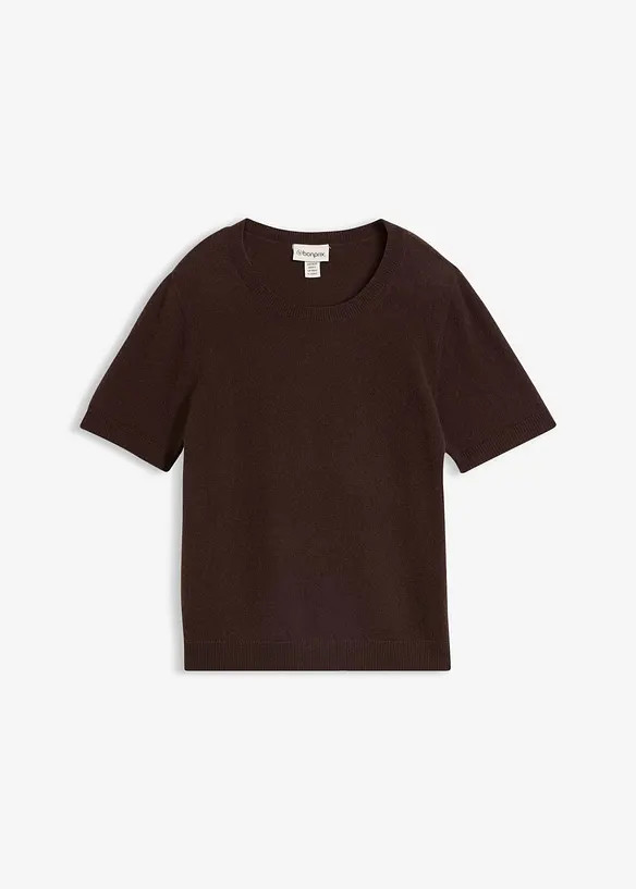 Kurzarmpullover aus reinem Kaschmir mit Good Cashmere Standard® | Bonprix DE