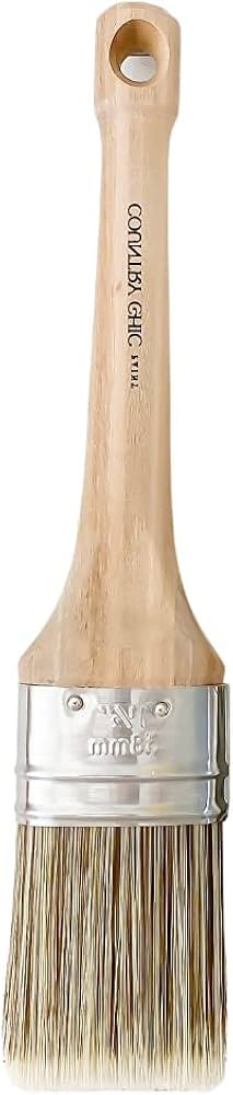 Chalk Style Paint Brush - Oval Brush with Synthetic Bristles for Smooth Furniture Paint Applicati... | Amazon (US)