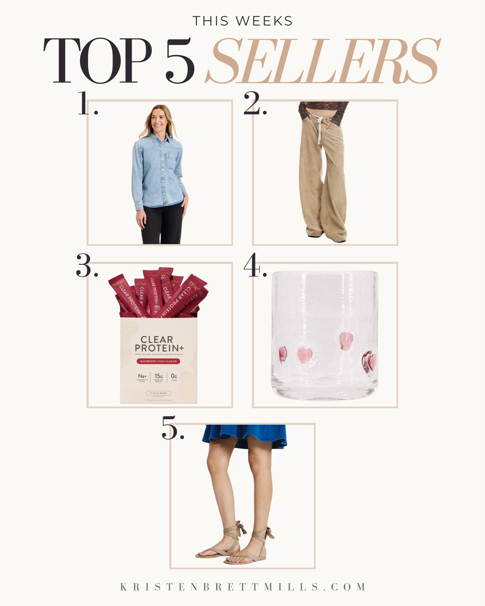 This Week’s Top 5 Sellers

Cozy sweaters
Oversized cardigans
Knit midi dresses
Plaid shackets
Wide-leg trousers
Knee-high boots
Chunky loafers
Turtlenecks
Trench coats
Quilted jackets

#LTKootd #LTKSeasonal #LTKSaleAlert