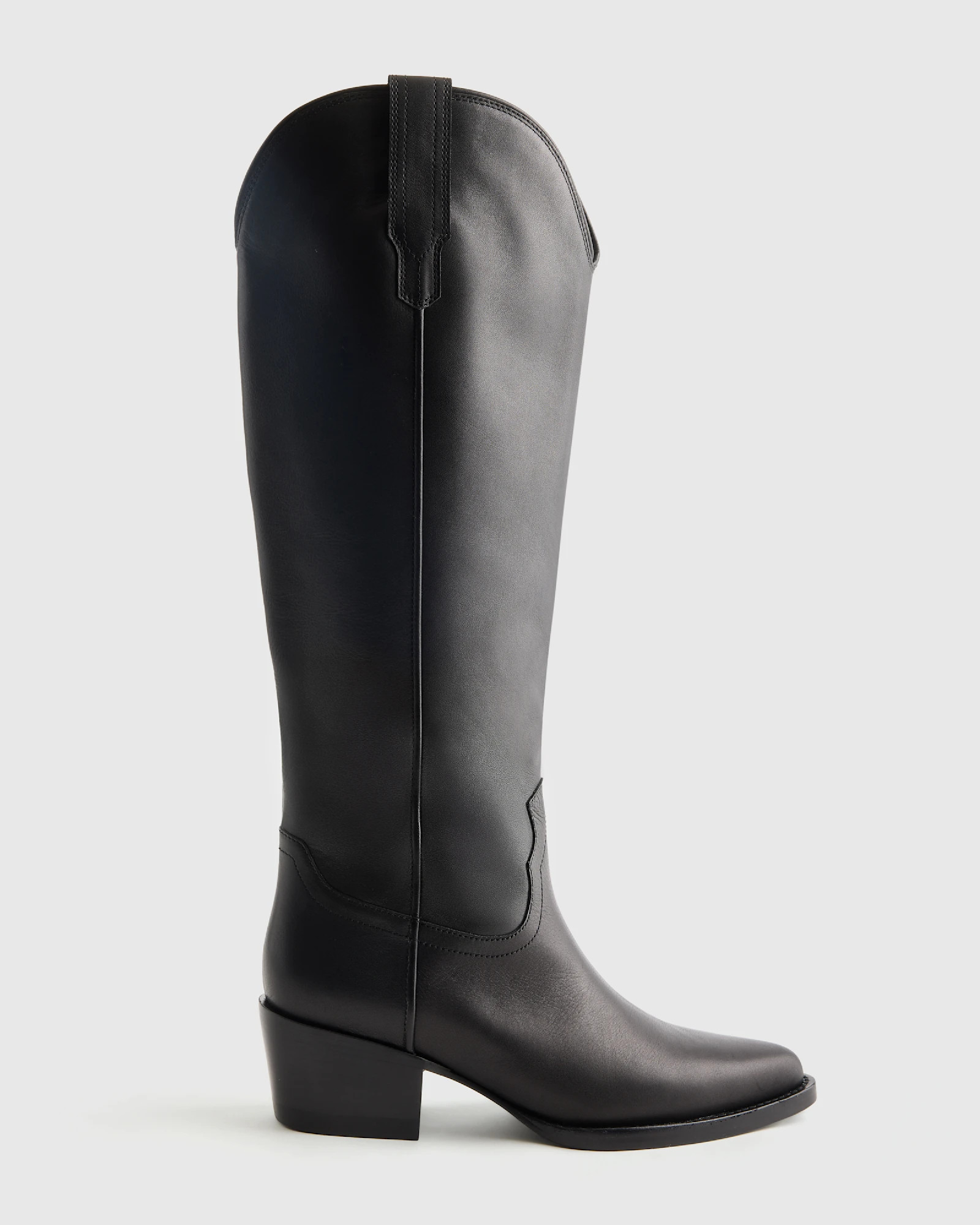 Italian Leather Tall Western Boots | Quince