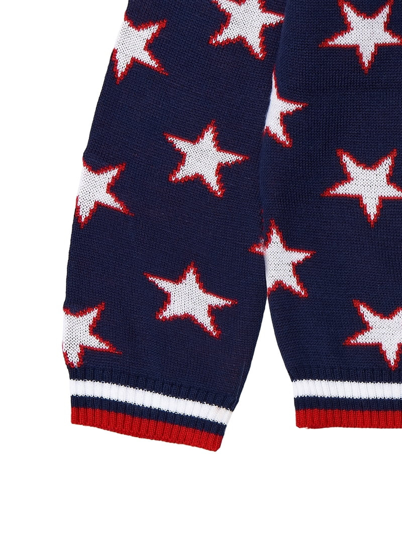 Way to Celebrate Toddler Americana Sweater, Sizes 12M-5T | Walmart (US)