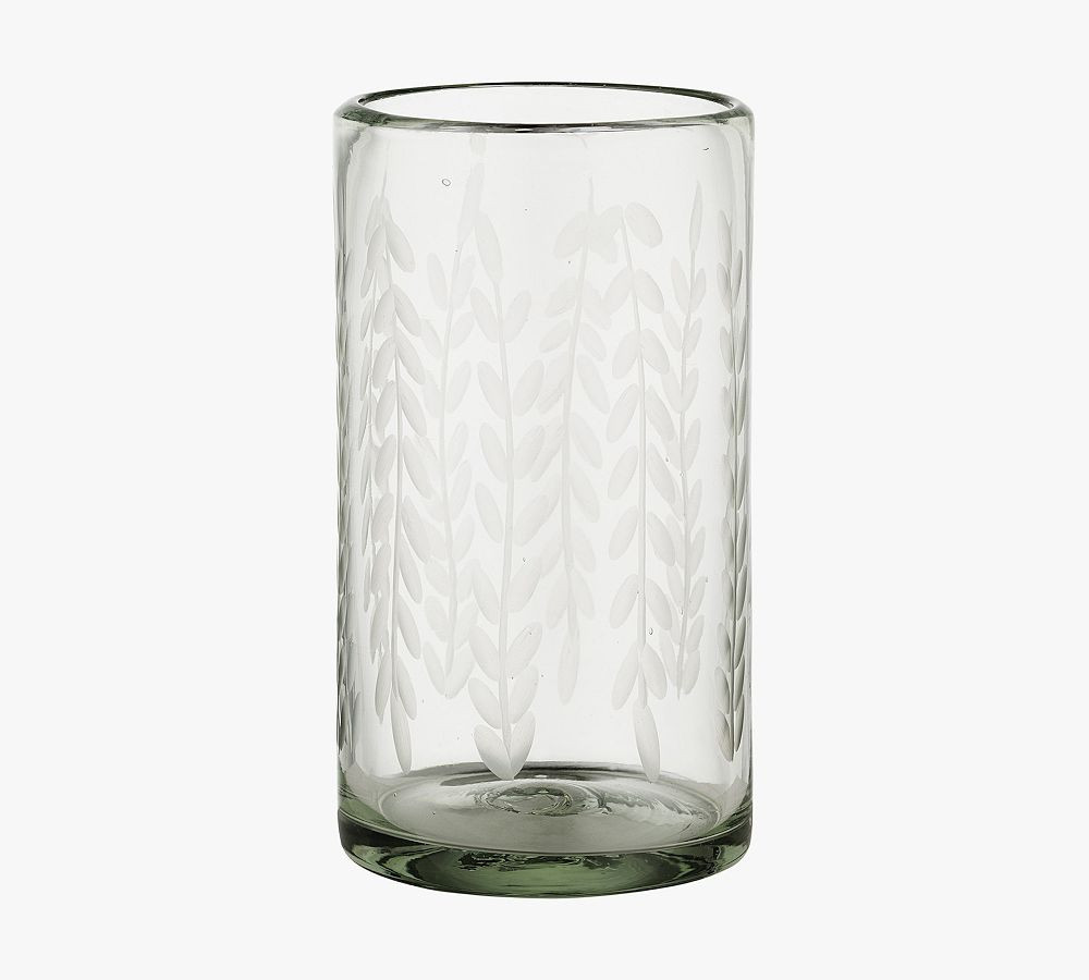 Etched Petals Highball Glasses, Set of 4 | Pottery Barn (US)