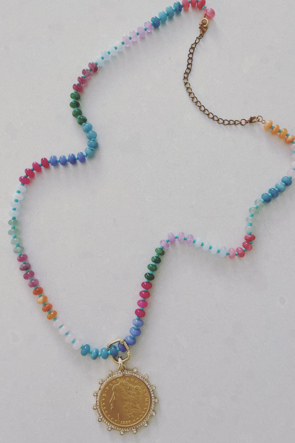 Rainbow Stone Necklace curated on LTK