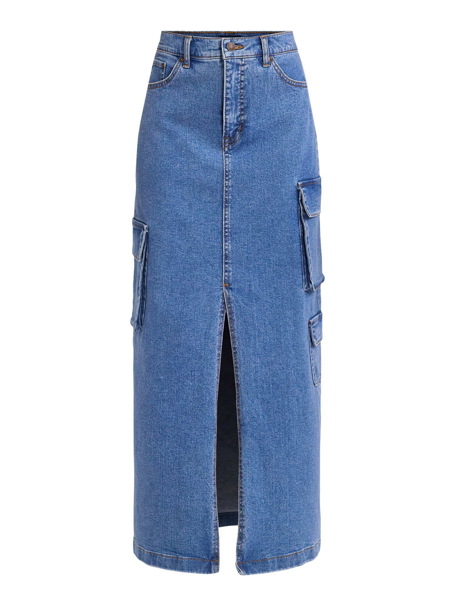Scoop Women's Denim Cargo Maxi Skirt, Sizes 0-18 - Walmart.com | Walmart (US)