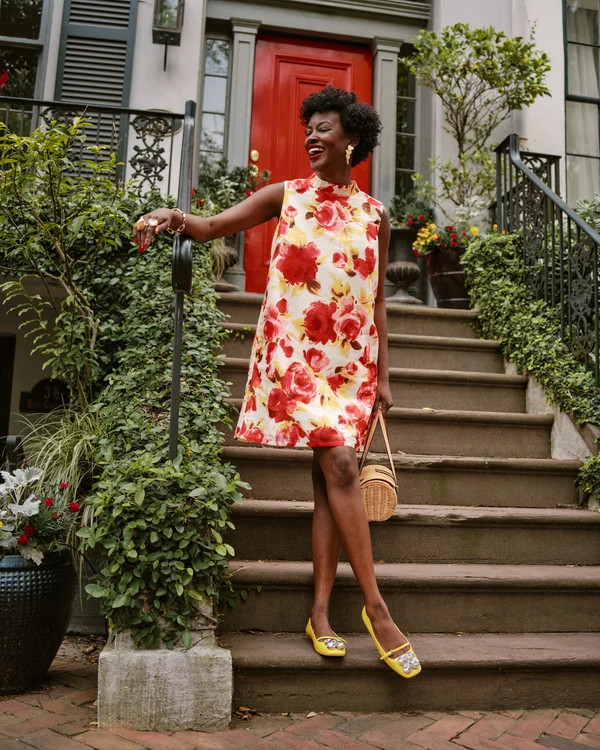 Sleeveless Diplomat Mini Dress - Red | Frances Valentine