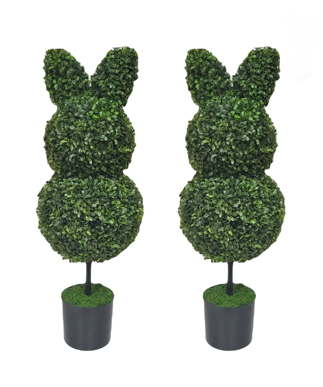 Boxwood Easter Bunny Topiary, Green, 35", 2 Count, by My Texas House

#LTKSeasonal #LTKHome #LTKFindsUnder100