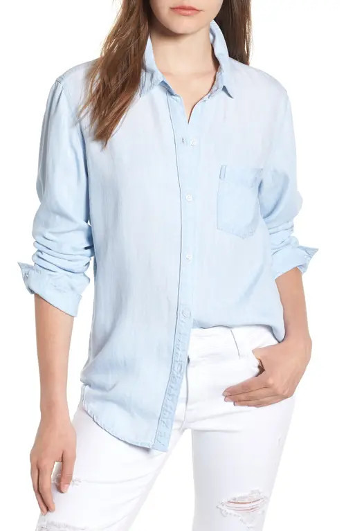 Rails Ingrid Chambray Shirt in Light Vintage at Nordstrom, Size X-Large | Nordstrom