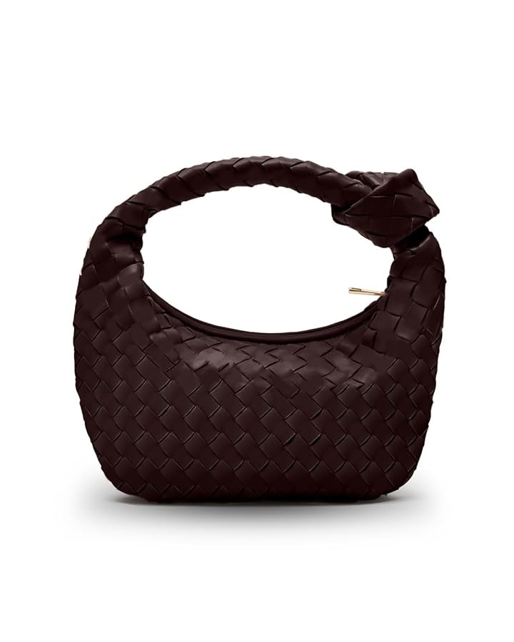 Woven Purse - Woven Bags for Women - Leather Hobo Handbags - Fashion Knotted Small Top Handle Clu... | Amazon (US)