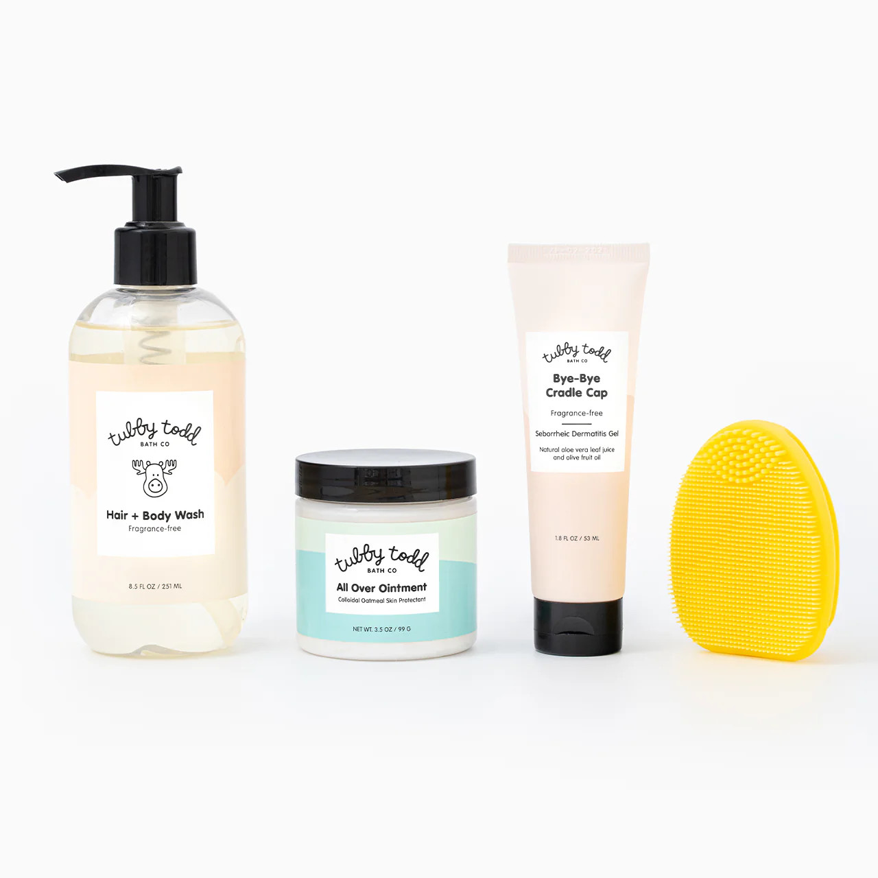 Bye-Bye Cradle Cap Bundle | Tubby Todd Bath Co