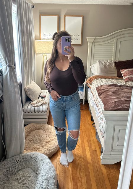 Mom jeans fall fit autumn clothes 