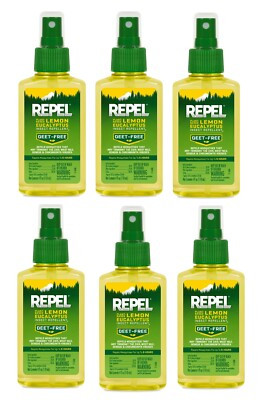 Repel Lemon Eucalyptus Insect Repellent Plant-Based DEET-Free Size 4 oz (6-Pack) | eBay US