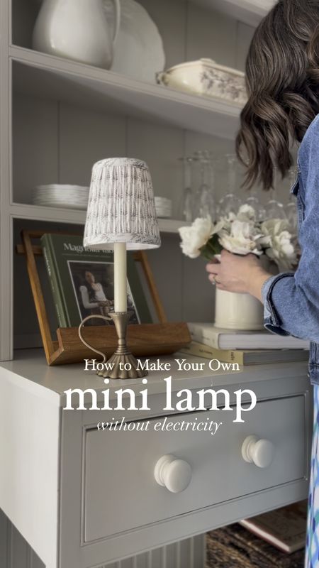 The supplies you’ll need to make your own mini lamp that doesn’t require electricity. 

#LTKFindsUnder100 #LTKHome #LTKVideo